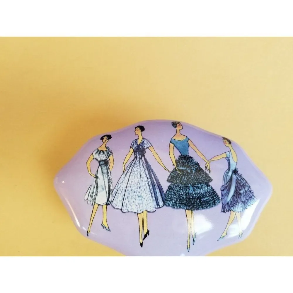 Rosanna Fashion retro Jewelry Trinket box gift Porcelain Model‎ vintage